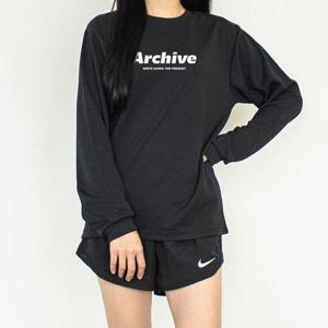 [셀러허브_여성트랜드패션]쿨링티 레터링 얇은 운동복 긴팔티셔츠