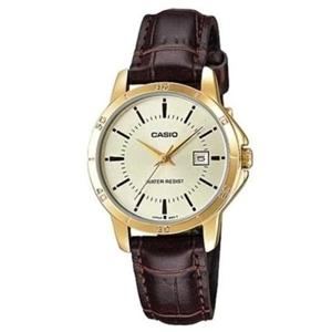 [카시오]CASIO 카시오 LTP-V004GL-9A 여성시계 가죽 손목시계 (14650614)