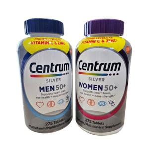 [Centrum] 센트룸 실버 50+ 멀티비타민 275정 남성&여성 세트 50세이상