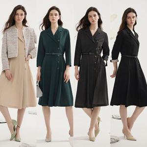 [런칭가 77,000원] 25SS 최신상 더블 테일러드 플레어 드레스 1종 KA251F0101OP