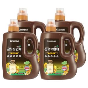 컨센서스 고농축 섬유유연제 베이비파우더 (외 택일) 대용량 3.3L x4개 택1