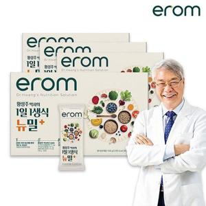 갤러리아_[이롬] 황성주 1일1생식 뉴밀 플러스 4박스 (30g x 21포 x 4박스) +