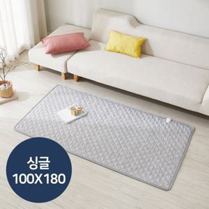 [★국내생산★ 12시 주문 건까지 당일 출고!!] 한일좋은자리 카본 탄소매트 전기요장판 라이트그레이 싱글 100X180
