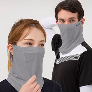 귀걸이형 쿨 스카프 멀티프 그레이 1P 냉감 자외선차단 골프마스크 자외선차단 스포츠마스크  페이스가드