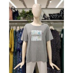 갤러리아_크로커다일레이디 원포인트로고 라운드 티셔츠 CLDMTS903