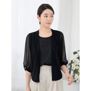 [모슬린]엄마옷 시스루 오픈 볼레로 가디건 VC403206 중년여성의류/50대/60대/마담/빅사이즈/할머니옷/40..
