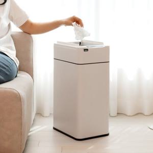 (1시까지 당일출고)다룸 스마트 자동 센서 쓰레기통 30L날개형 종량제 봉투 호환 대용량 스테인리스 휴지통