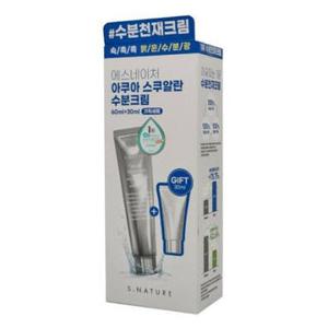 에스네이처 아쿠아 스쿠알란 수분크림 60ml+30ml x2SET (AD)
