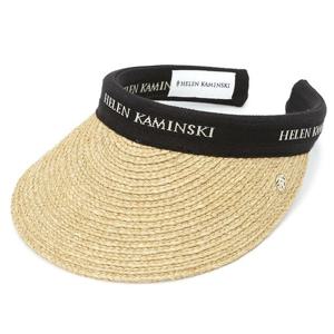 헬렌카민스키 마리나 여성 바이저 HAT50318 NATURAL BLACK LOGO