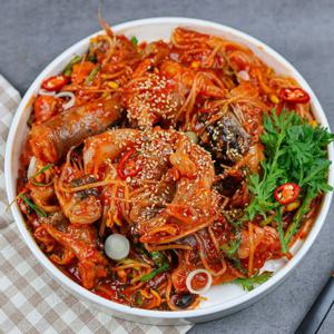 [하테]싱싱하고 맛있는 통통 아귀찜 1.2kg(아귀 1200kg + 특제소스 + 와사비소스 증정)