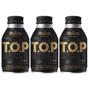 맥심 티오피 TOP 더블랙 275ml x 12캔 보틀커피 커피음료
