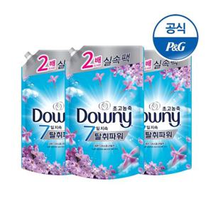 다우니 초고농축 섬유유연제 탈취파워 레몬그라스와라일락 1.6Lx3개