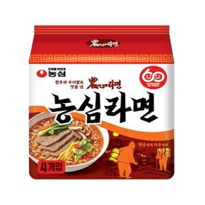 갤러리아_농심 라면 124g x 4봉