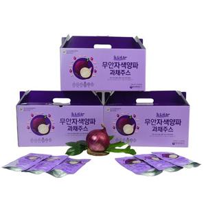 [TV쇼핑] 황토나라 무안 자색양파 과채주스 100ml X 90팩