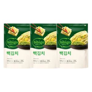 [CJ]비비고 백김치 500g x3개