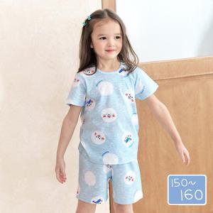 바풀 MK SS54-16 주니어내복 순면 반팔 여름 실내복 잠옷 상하 150-160 size