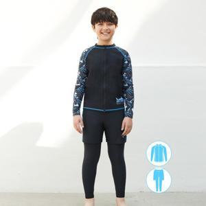 베이직엘르 남아동 집업래쉬가드 레깅스 세트 BEB-T702K