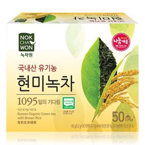 [녹차원] 유기농현미녹차 50티백(유기농 100%)