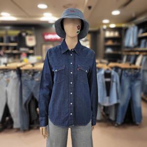 리바이스 여성 얼티밋 웨스턴 청셔츠 86832-0017