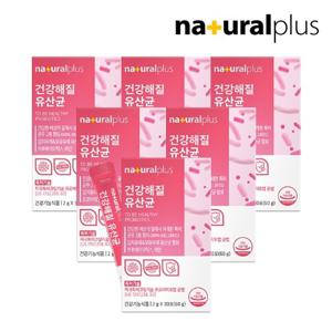 내츄럴플러스 건강해질 유산균 30포 6박스 / 여성 질유래 특허유산균 아연 함유