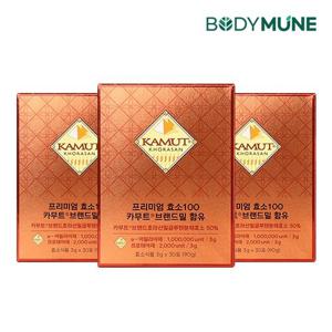 [바디뮨] 프리미엄 카무트 효소 100 브랜드밀 함유 3g x 30포 (3개월분)