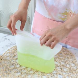 바른락 스탠드 실리콘 지퍼백 1500ml(대) 3P