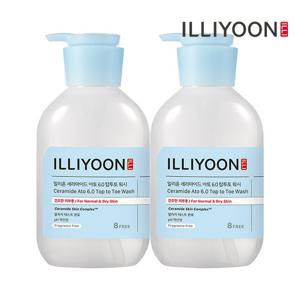 일리윤 세라마이드 아토 6.0 탑투토워시 500ML 2입