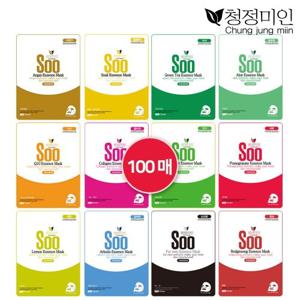 [청정미인] 에센스 마스크팩 100매 12종中 선택가능