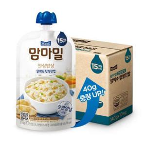 [맘마밀]이유식 안심밥상 닭백숙찹쌀 140g 10팩(15개월)