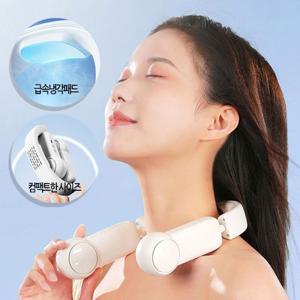 ETN 쿨링냉각패드 목선풍기(CT105) 넥풍기 목풍기 넥선풍기 선풍기 휴대용 운동 밭일 야외활동 공사장 건설