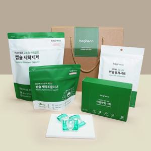 비긴에코 리빙 선물세트 1호 / 집들이 명절 세탁용품 3종 세트