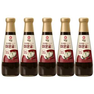 [CJ]백설 프리미엄 매운굴소스 350g x5개