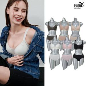 [푸마 언더웨어][푸마] 흡한속건 풀커버 브라팬티 외 4종세트 택일