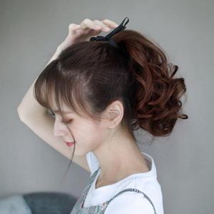 언니네가발 웨이브 포니테일 가발 2p 라이트브라운