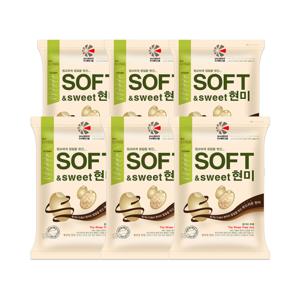24년 햅쌀 백미 식감 부드러운 현미  소프트 현미  6kg (1kg x 6)