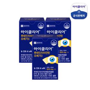 [종근당건강] 아이클리어 루테인지아잔틴 오메가3 3박스
