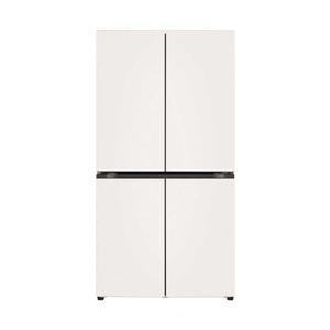 LG 4도어 양문형냉장고 T875MEE012 870L 무료배송
