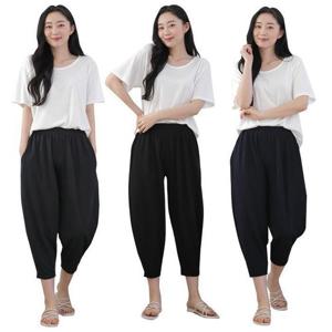 [HYIJP3N4_4B]niedertrachtig 여성 항아리바지 아이스팬츠