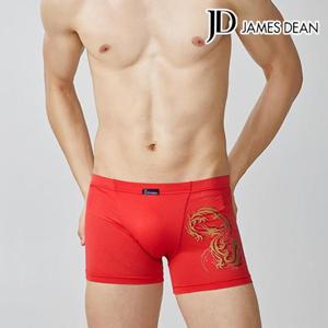 [좋은사람들]제임스딘 남성 자카드 황금용 레드 드로즈 JHMDY081