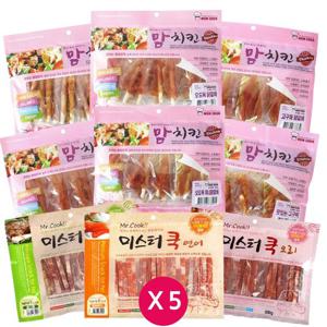 맘쿡 / 미스터쿡 x 5개 강아지사사미간식 애견간식