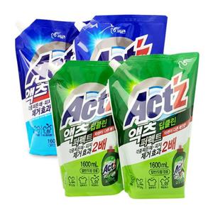 액츠 퍼펙트 리필형 1600ml×2개