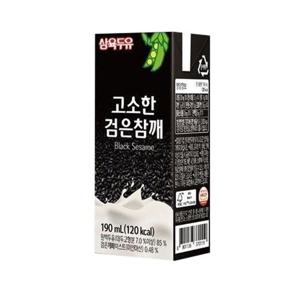 삼육두유 고소한 검은 참깨 190mlx24팩(손잡이포장)