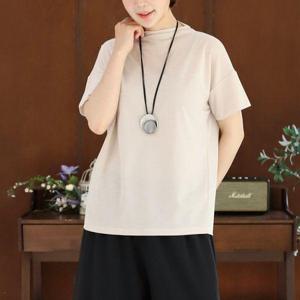 [디얼마미]반목 쿨링 티셔츠 /마담 미시 중년 여성 빅사이즈 40대 50대