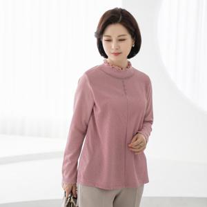 엄마옷 마담4060 퀸셔링폴라티셔츠-QTE2502006-