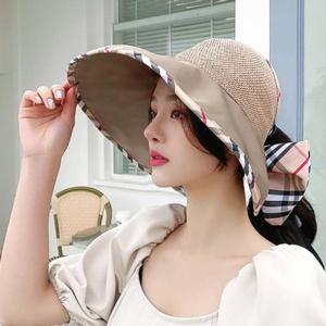 [루즈루나]나나 여성 와이어 햇볕가리개 UV 자외선차단 모자 돌돌이 여자 여름 썬캡 바캉스모자