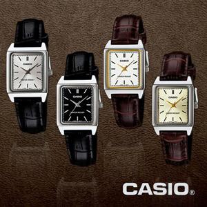[CASIO]카시오 여성용 가죽밴드 패션시계 4종 1택
