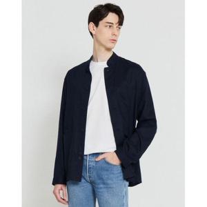 [듀퐁셔츠]린넨 트리콜로르 957 셔켓 네이비 SE4SM22LS957SNY