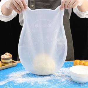 밀가루 제빵 떡 집 케익 홈 베이킹 실리콘 반죽 주머니 두꺼운 파우치 라지 L532