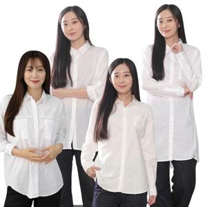 여성 화이트 흰색 아이보리 셔츠 남방 국내생산 남방 (WFGZVLA)
