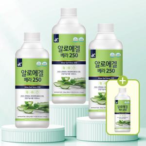 알로에겔 베라250 오리지널 1000mlx3병+1병(총4병)